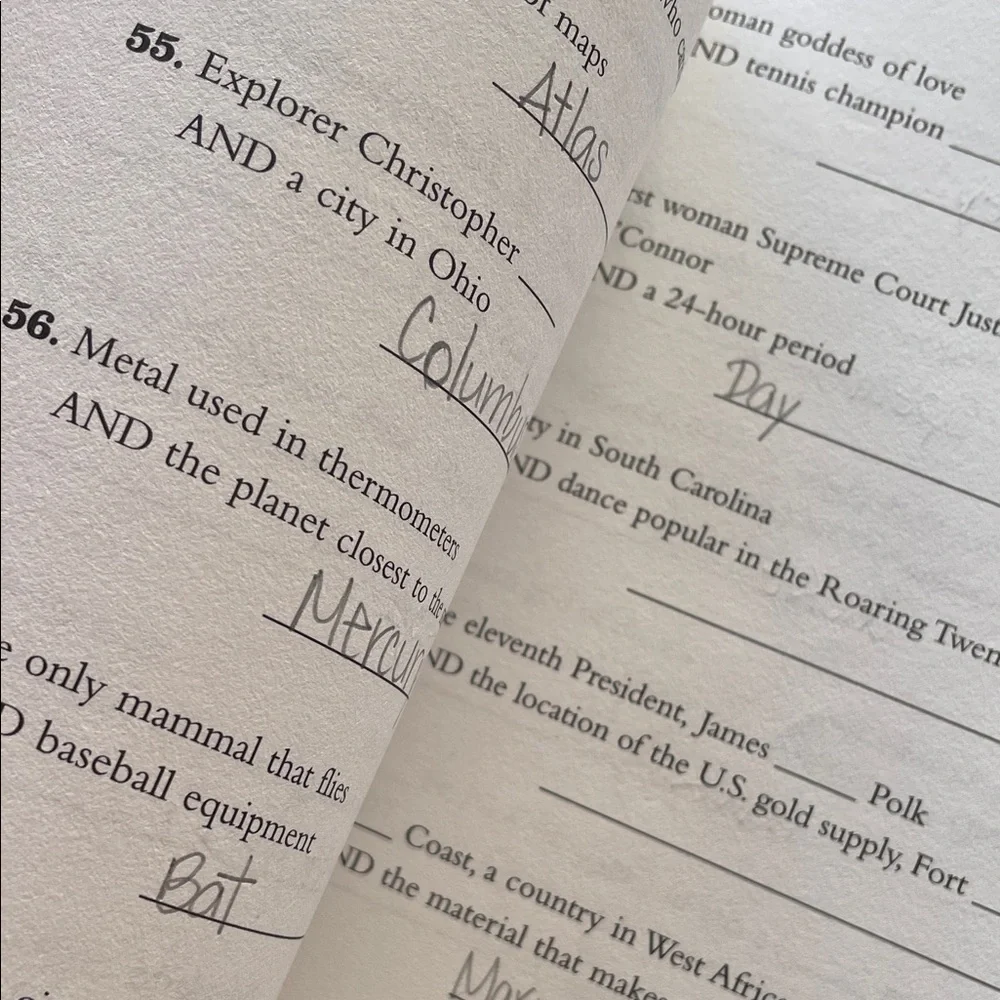 Tough Trivia for Kids Book